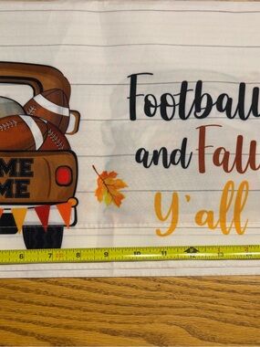 Football and Fall Y'all Decorative Mailbox cover Gameday decor